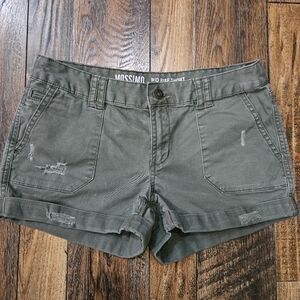 Mossimo Supply Co. Army Green Shorts.‎ Size 0.